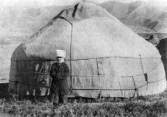 Кыргызская юрта "боз ŷй"