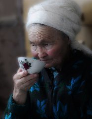 Пожилая казачка