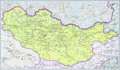 Карта Халха Монголии.1820 год