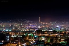 ночной Улан-Батор