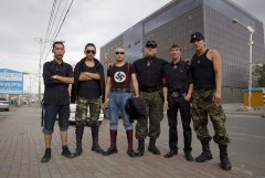 Нацисты монголы в Улан-Баторе