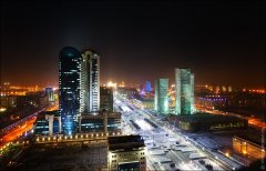 ночная Астана