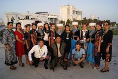 Айзада Нурумбетова в Туркменистане, 09/2012