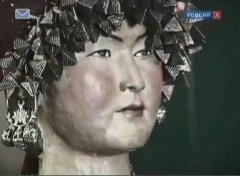 реконструкция хазарской женщины из элитного сословия