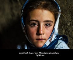Tajik Girl from Zerafshan Valley(Fann Mountains)Tajikistan