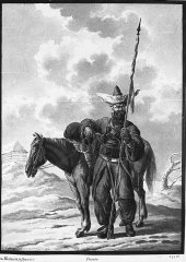 Jan Anthonie Langendijk (1780-1818) Russian Army. Private, Bashkirs in the Russian Service. drawn 1814