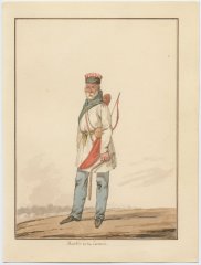 «Башкир», акварель Финарда Давида Ноэля Дьедонне. 1815 г.