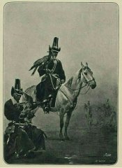 «Башкиры с соколами», автор рисунка М. А. Зичи.