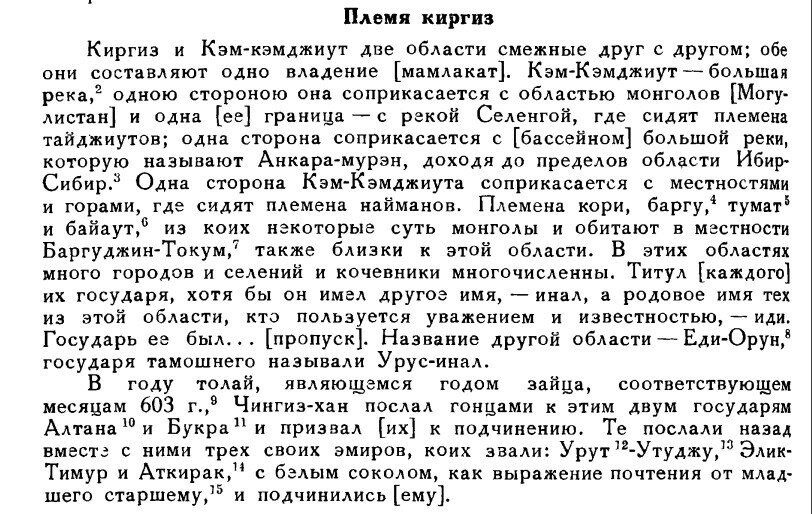 Енисейские кыргызы