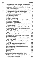 Grusse, R - Content page including Old Turkic States